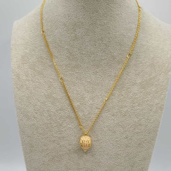 Pink Enamel Gold Tone Eagle Pendant Necklace NWT!  NEW! - Picture 9 of 9